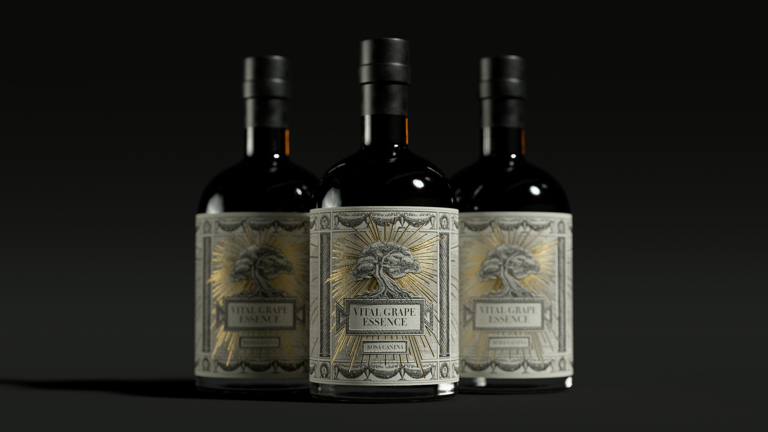 Three bottle product image